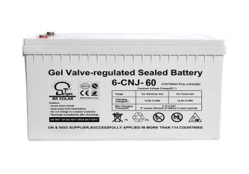 12V 60AH Solar Gel-batteri